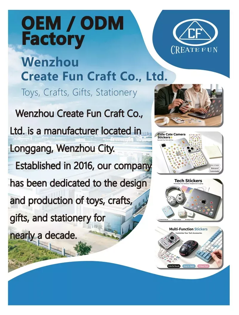 Wenzhou Create Fun Craft Co., Ltd. strălucește la Global Expo: un deceniu de inovație în autocolante personalizate și jucării DIY