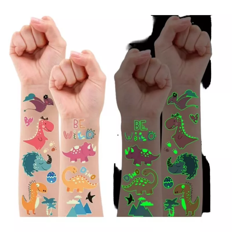 Autocolant cu tatuaje care strălucește în întuneric